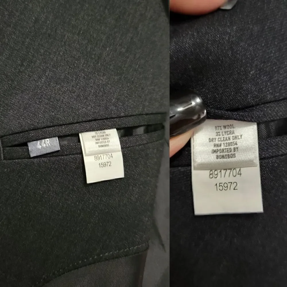 Bonobos Daily Grind Slim Wool Suit Jacket 44R